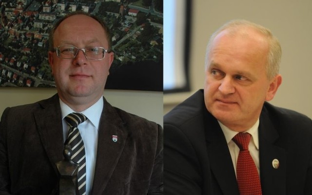 Wiesław Sawicki (z lewej) jest na razie jedynym oficjalnym kandydatem na burmistrza Strzelec Kraj. Władysław Dajczak wciąż się waha, czy wystartować w wyborach