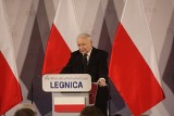Jarosław Kaczyński w Legnicy. Prezes Prawa i Sprawiedliwości kontynuuje swój objazd po Polsce [ZDJĘCIA]