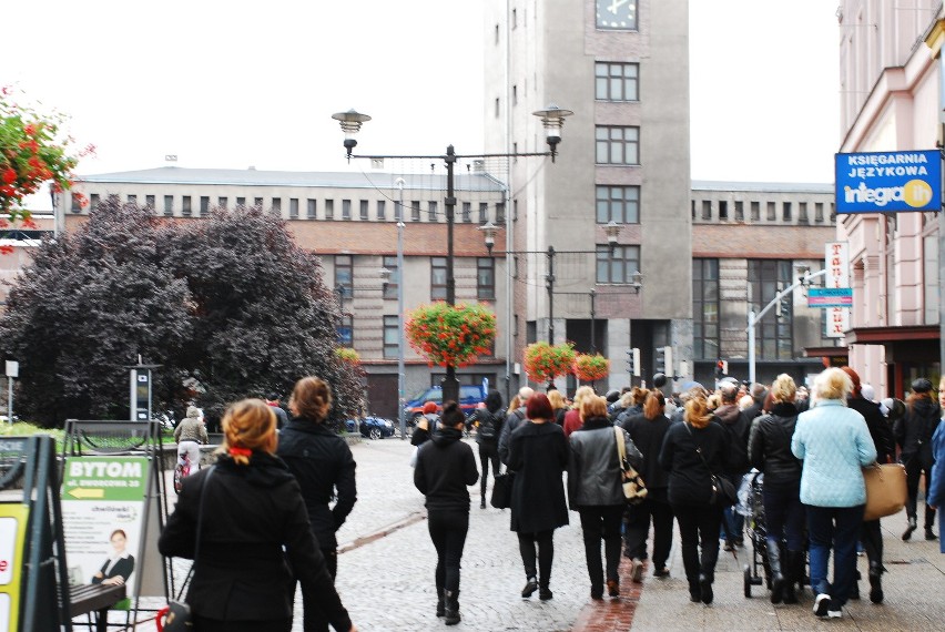 Czarny protest w Bytomiu ZDJĘCIA + WIDEO