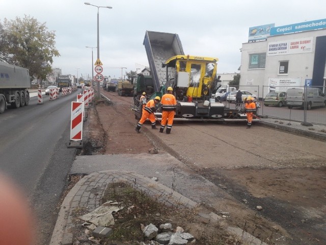 W Toruniu trwa remont ul. Żółkiewskiego