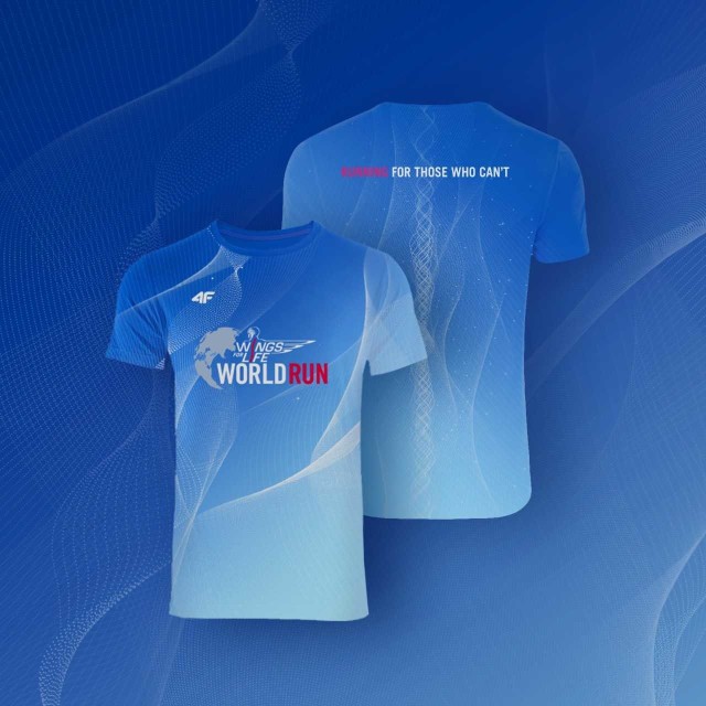 Tak wygląda pamiątkowa koszulka dla uczestników tegorocznej edycji Biegu Wings for Life