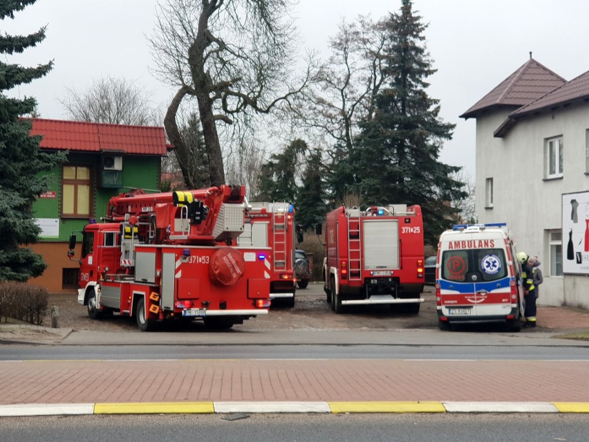 W budynku w Skwierzynie wybuchł pożar. Z ogniem próbował...