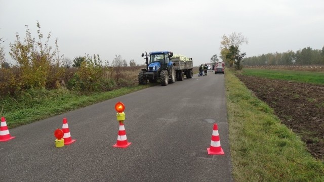 Do śmiertelnego potrącenia doszło na prostym odcinku drogi między Przybyszewem a Goszczynem.