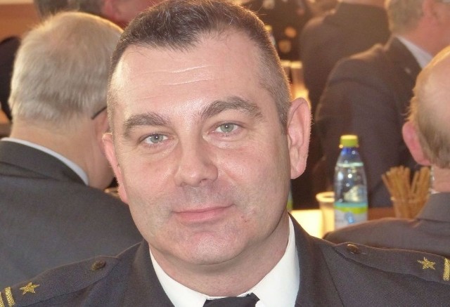 Michał Ślusarczyk, oficer prasowy skarżyskich strażaków.