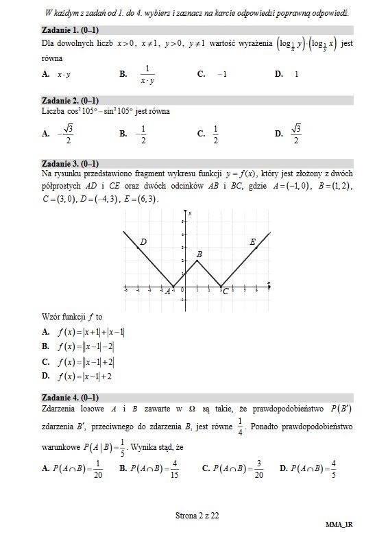 MATMA ROZSZERZONA MATURA 2019 Odpowiedzi, arkusze CKE 2019. Matura MATEMATYKA odpowiedzi. Sprawdź, jak Ci poszedł test 9.05.2019