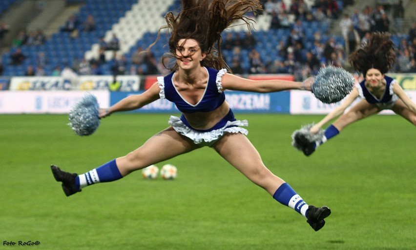 Występ Kolejorz Girls na meczu Lech Poznań - Legia Warszawa [ZDJĘCIA]