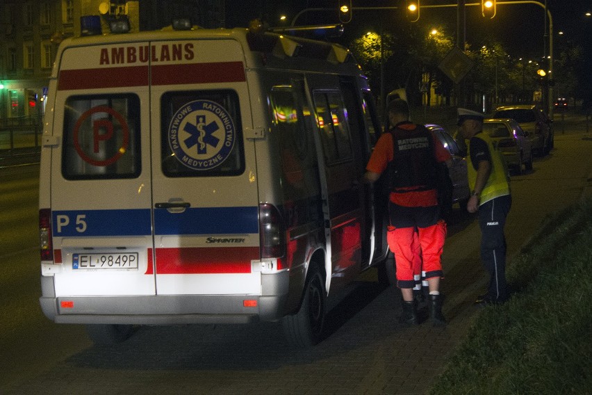 Napaść na policjanta na Zachodniej w Łodzi