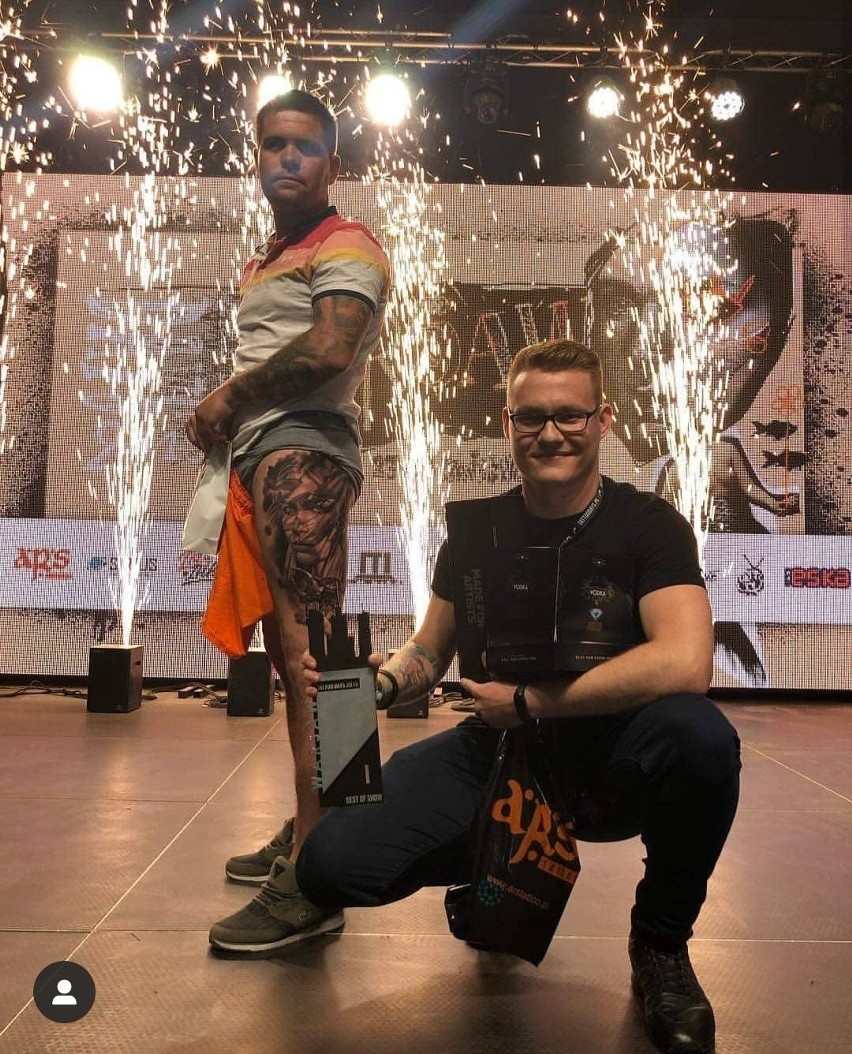 Tatuażysta z Włocławka wygrywa na ogólnopolskich konkursach! [zdjęcia]