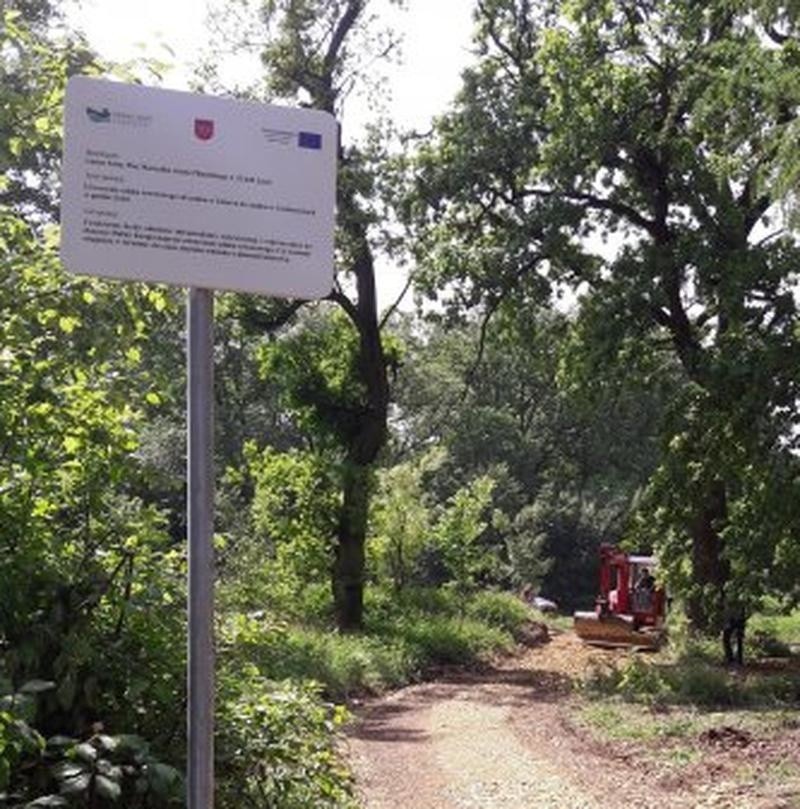 Zator. Trwa budowa trasy rowerowej do zamku w Graboszycach. Atrakcyjny trakt dla rowerzystów ma być gotowy jeszcze przed wakacjami [ZDJĘCIA]