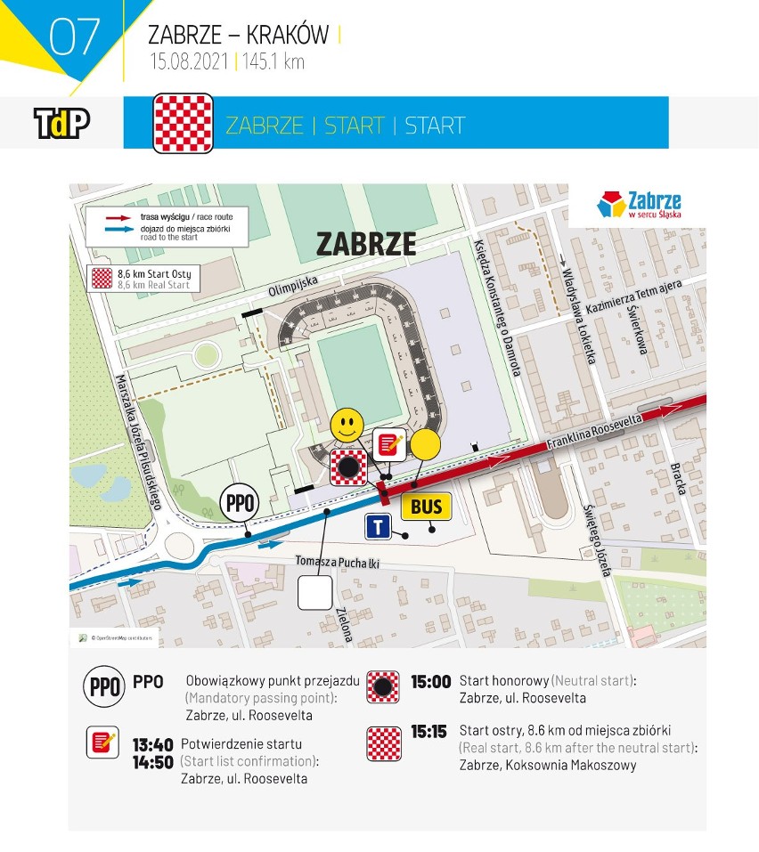 Tour de Pologne znów zagości w Zabrzu, ale tym razem miasto...