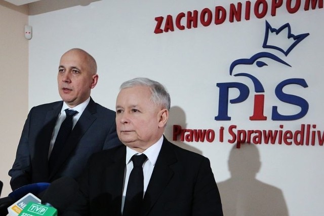 Jarosław Kaczyński w Szczecinie.