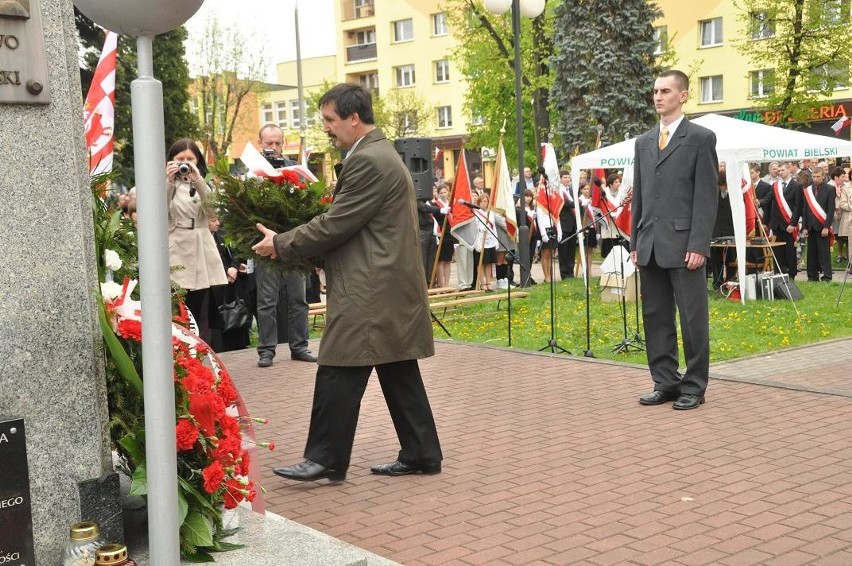 Uroczystości 3 Maja pod Pomnikiem Niepodległości