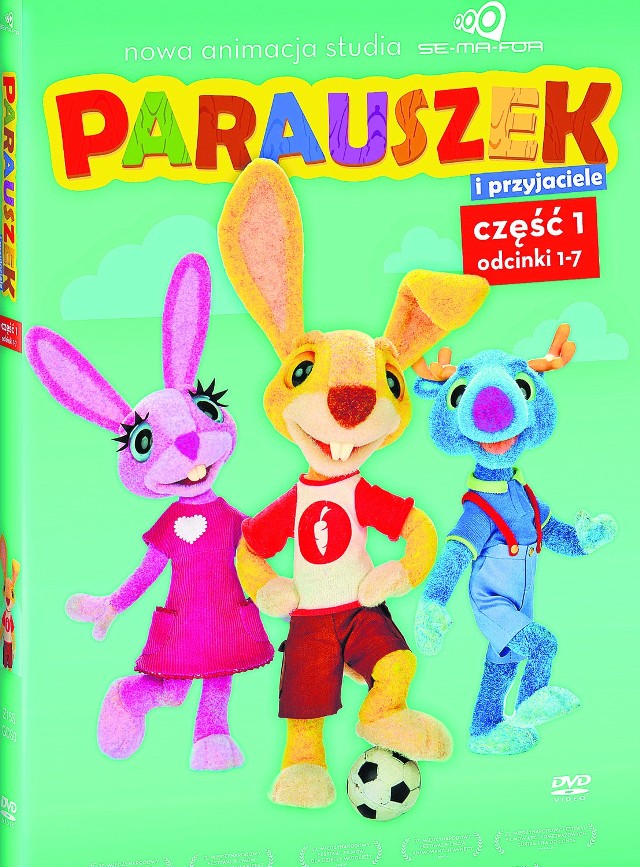 Okładka wydania "Zajączka Parauszka" na DVD