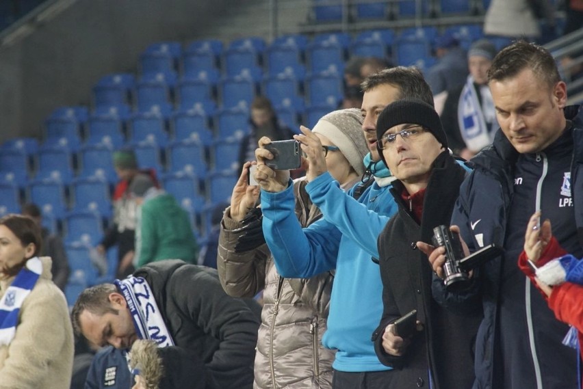 Podczas meczu Lech Poznań - Wisła Płock (2:1) atmosfera na...