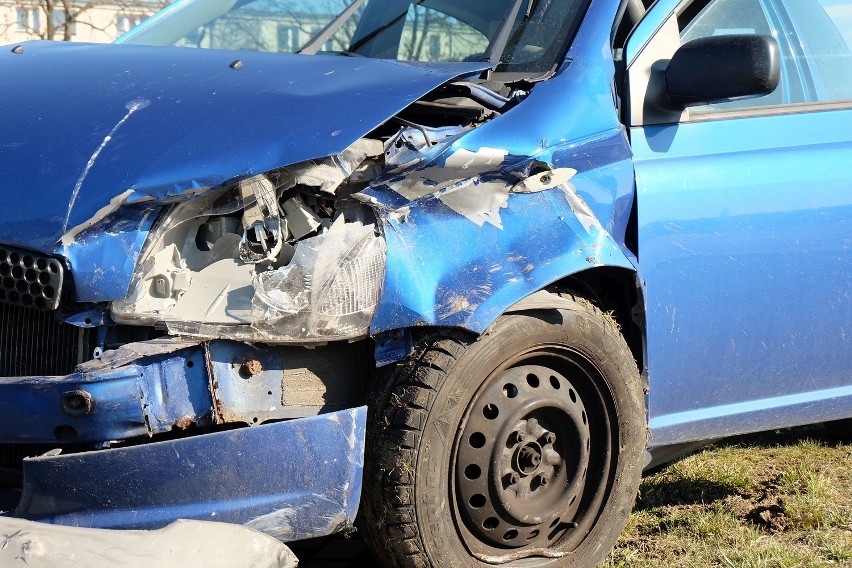 Wypadek na skrzyżowaniu ulic Zwierzynieckiej z Wiejską w...