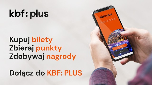 Aplikacja KBF: PLUS jest bezpłatna. Dzięki niej można być na bieżąco z wydarzeniami organizowanymi przez Krakowskie Biuro Festiwalowe
