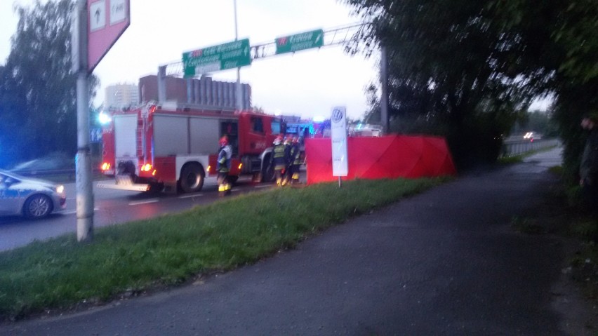 Wypadek śmiertelny na DK 86 w Katowicach