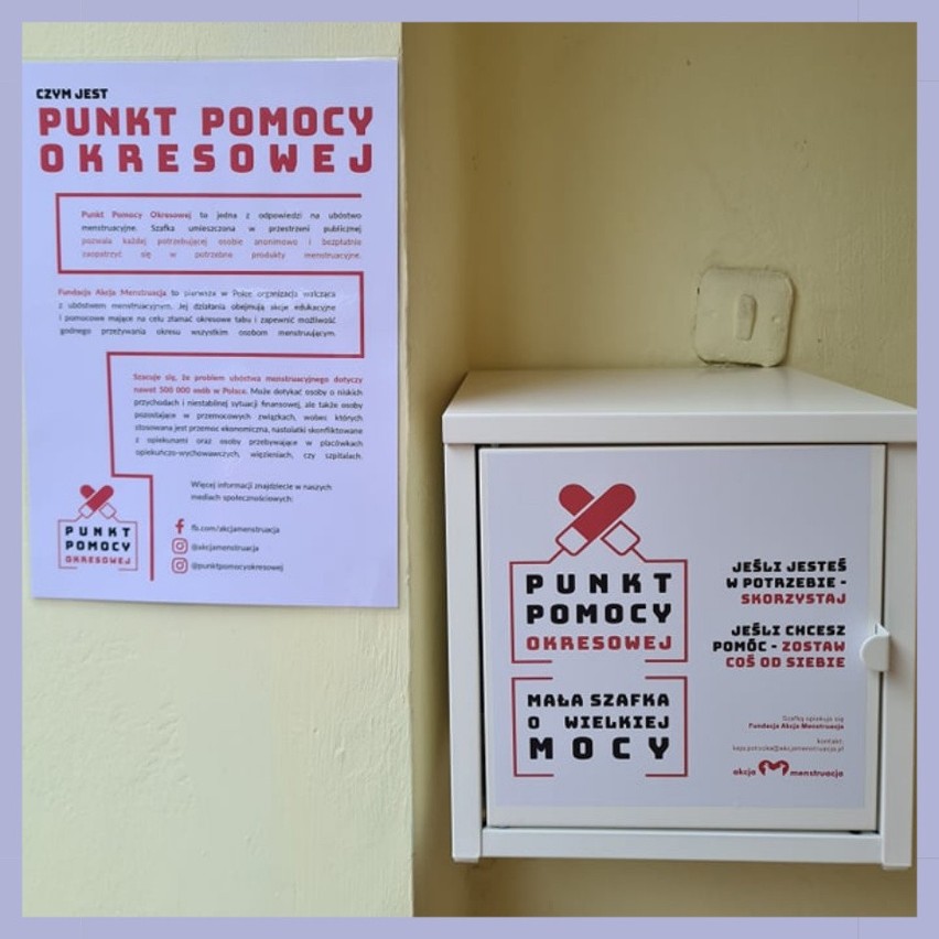 Bezpłatne środki do higieny osobistej dla kobiet pojawiły się w Miejskim Ośrodku Pomocy w Puławach