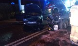 Zderzenie dwóch aut na czeskich tablicach w Olzie. Volvo uderzyło w skodę. Czterolatka przewieziona do szpitala w Czechach ZDJĘCIA