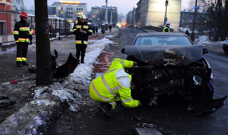 Wypadek na ulicy Królowej Jadwigi w Bydgoszczy