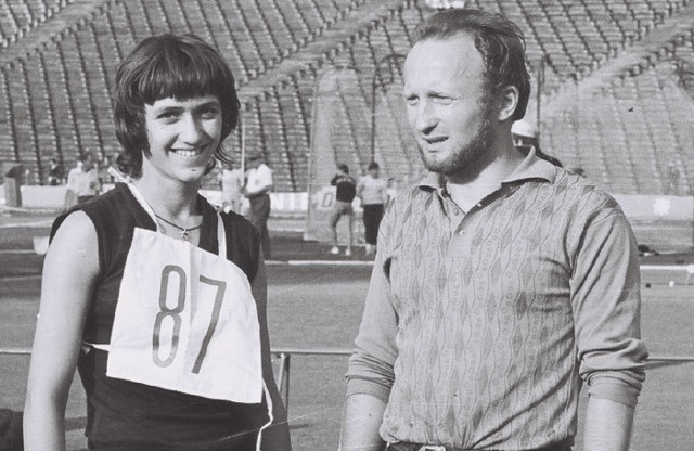 Rok 1969. Trener Zenon Matuszak z Zenoną Graczyk