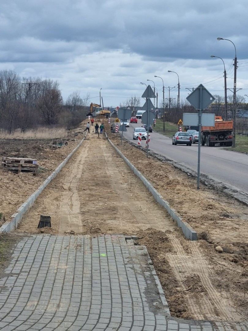 Remont infrastruktury w Łapach.