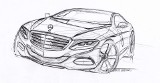 Pierwszy szkic Mercedesa Klasy S Coupe