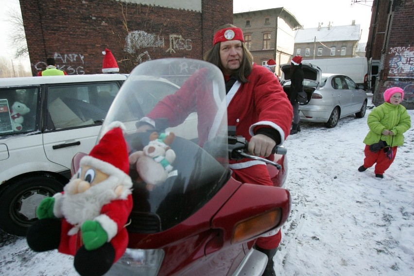 Mikołaje na motocyklach w Rudzie Śląskiej [ZOBACZ ZDJĘCIA]