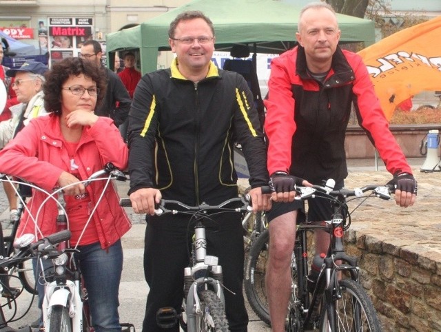 Alicja Obara, Andrzej Szejna i Krzysztof Adamczyk wzięli udział w Masie Krytycznej.