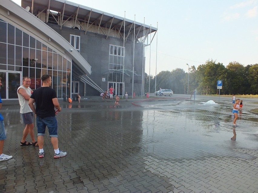 Wszędzie wielkie upały, a w Jastrzębiu-Zdroju... śnieg...