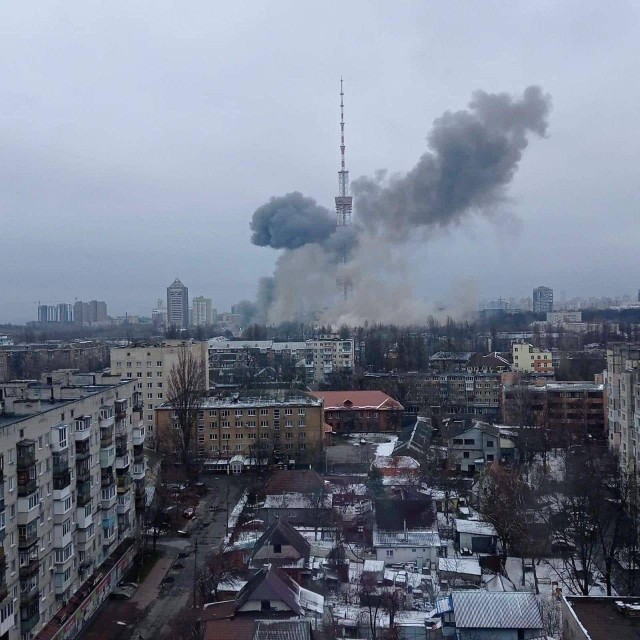 Atakowany Kijów (luty 2022 r.)