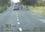 Biłgoraj - Tarnogród. Pirat jechał o 155 km/h za szybko. Stracił prawo jazdy (wideo)