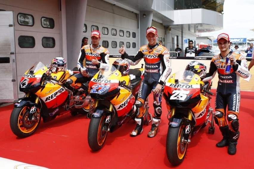 Zawodnicy Repsol Honda 2011 - Dani Pedrosa - Casey Stoner -...