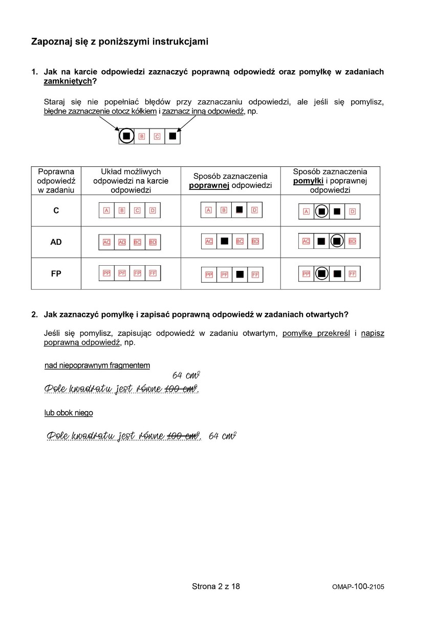 Egzamin ósmoklasisty 2021 MATEMATYKA - arkusz CKE i odpowiedzi. Jakie zadania były na egzaminie 8-klasisty? 26.05