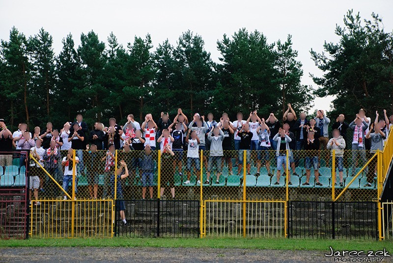 Kibice Łódzkiego Klubu Sportowego dopingowali w piątkowy...