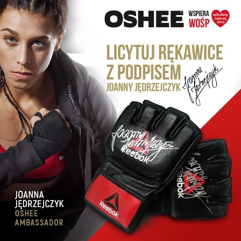 Rękawice z autografem Joanny Jędrzejczyk!