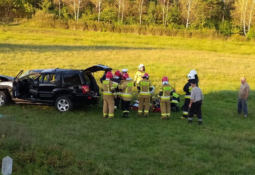 Wypadek w Przędzelu koło Niska. Sprawca wypadku był pijany! (AKTUALIZACJA)