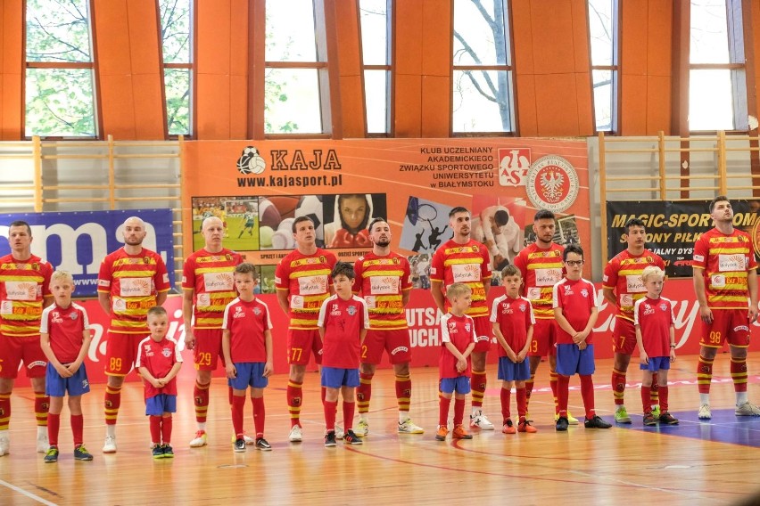 Pierwszy mecz finału Pucharu Polski Jagiellonia Futsal -...