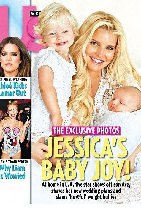 Jessica Simpson, która w czerwcu urodziła syna Ace'a...