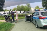 Wypadek na Żmigrodzkiej. Zderzenie motocykla i samochodu osobowego