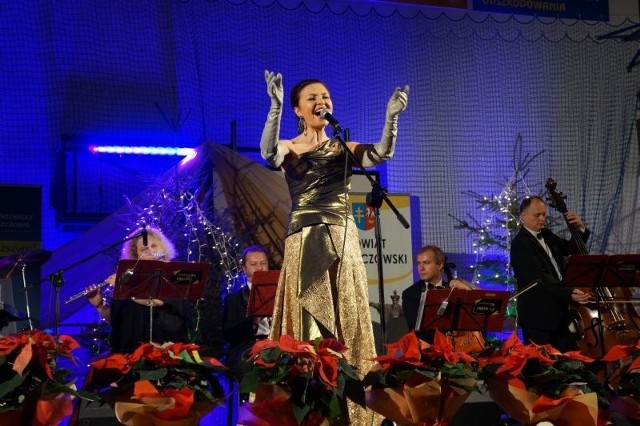 Grażyna Brodzińska dała prawdziwy popis swoich umiejętności wokalnych. Publika była oczarowana.