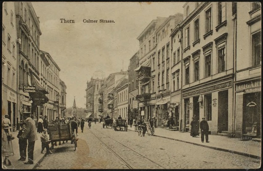 Ulica Chełmińska w pierwszych latach XX wieku z nieco innej...