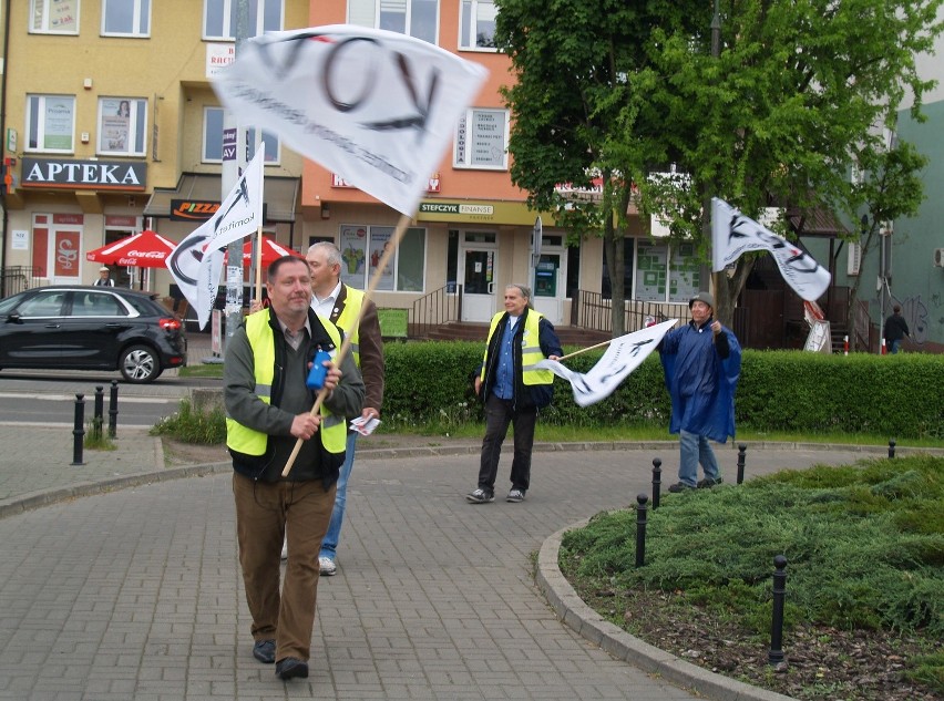 KOD pokazał się w Ostrołęce (zdjęcia)