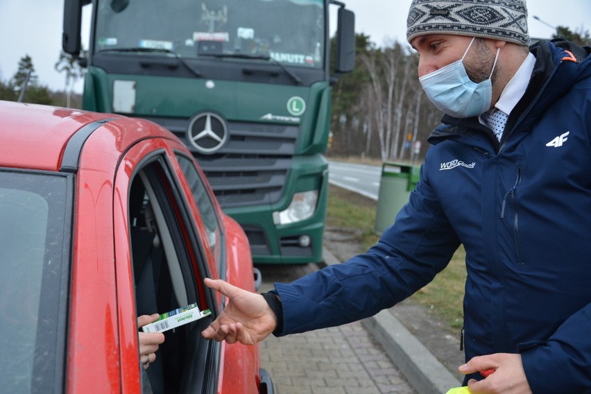 Policyjna akcja na opolskim odcinku autostrady A4.