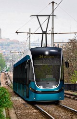 Tramwaj na krakowskie wąskie ulice i zakręty