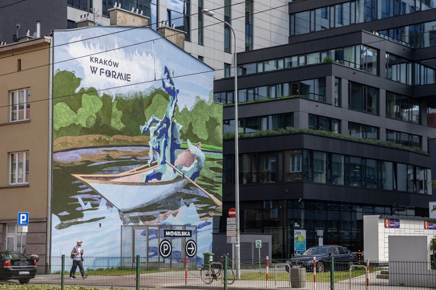 Kraków. Powstał nowy, wielki mural w mieście         