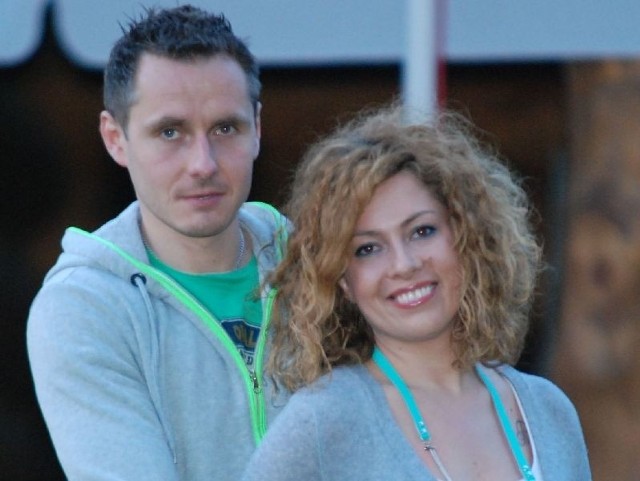 Paweł Golański i jego żona Detalina mają syna. 