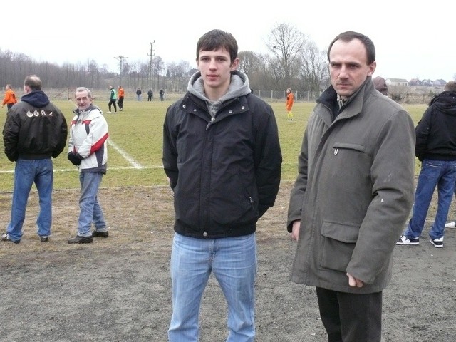 Pierwsze kroki na boisku Rafał stawiał pod okiem taty  -trenera Krzysztofa Wolskiego.