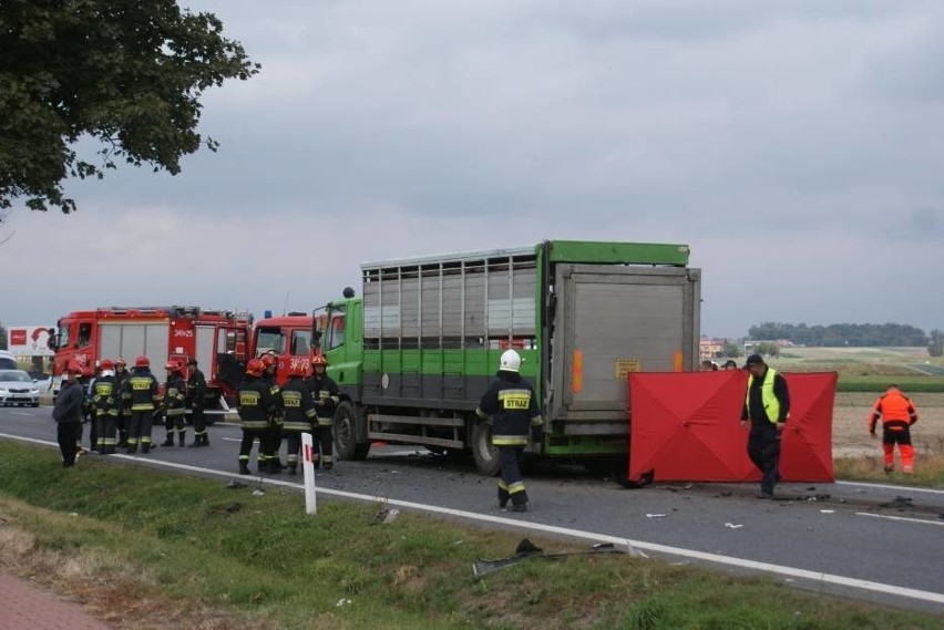 Kierowca osobówki poniósł śmierć na miejscu.