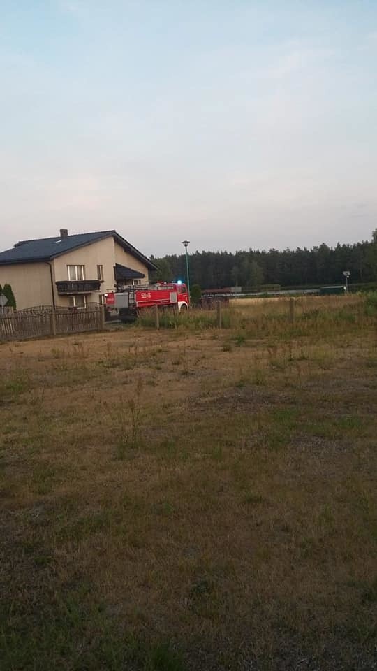 Pożar lasu w Herbach i Kalinie 20 - 21.07.2019.